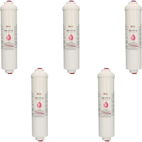 Ersatzteil - Set aus 5 Original-Wasserfiltern - - LG, CONTINENTAL EDISON, BEKO