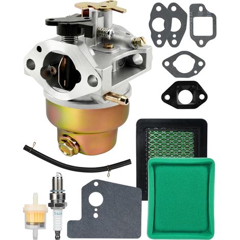 Kits de carburador para Honda GCV160 GC160, incluye filtro de aire y bujía, repuesto 16100-Z0L-023 – Ideal para cortacésped HRB216 HRR216 (1/5)