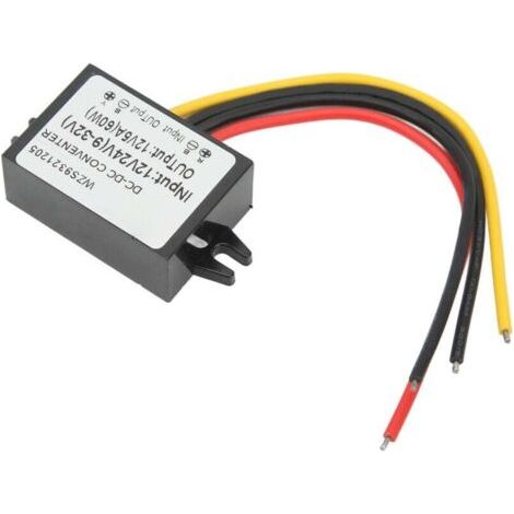 BUNTHAUS PA AIPERQ Jeffergarden Régulateur de tension DC 12V24V 9-32V à 12V5A, convertisseur ignifuge étanche (1/4)