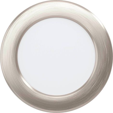 Lampada del soffitto FUEVA Flex Alu Nickel-Matt LED 5.5W 4000K H: 0,2 cm Ø11,7 cm (1/2)
