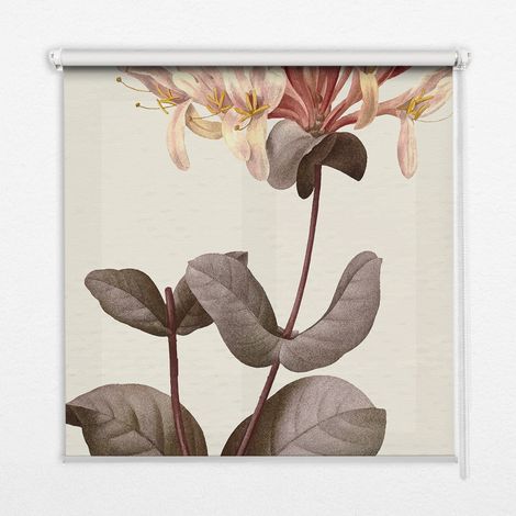 Store Enrouleur Intérieur pour Fenêtre - Store Tamisant - Store Enrouleur qui Laisse Passer la Lumière - Store Brise-Vue - Store - Store pour Intérieur - (70 cm x 140 cm) - Fleur qui tombe (1/5)