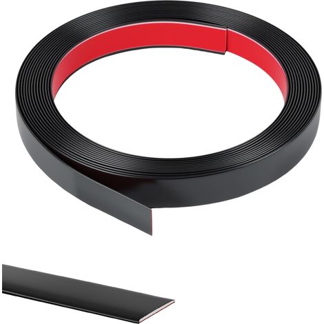 Baguette de Finition, 6M2CM Moulures Décoratives Autocollantes, Moulure Adhesive Bordure de Finition, Moulure Autocollante PVC Bandes de Calfeutrage pour Mur Meubles Plafond Armoire Plancher (1/5)