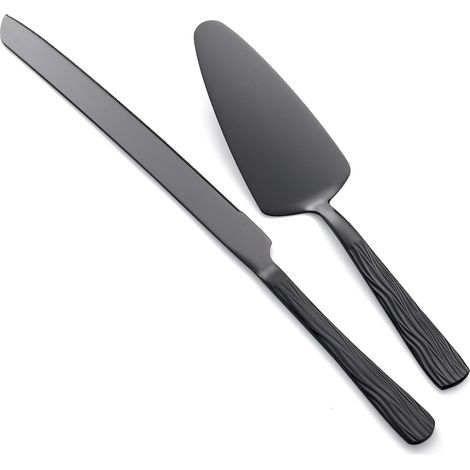 Stainless Steel Cake Cutting Tool Set Including 33cm Cake Knife and 23.5cm Cake Server, Suitable for Weddings, Birthdays (1/5)