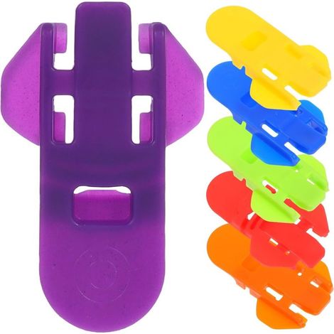 UKCOCO Kunststoff-Dosenöffner, Ringöffner, 12er-Packung mit Schutzhüllen (1/5)