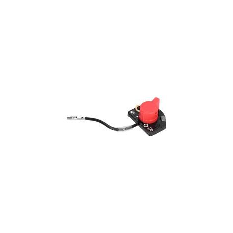 Interrupteur d'arrêt moteur EY20 pour moteur diesel EY20, noir et rouge (1/5)