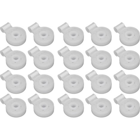 20-piece plastic clips for shade cloth, sunshade clips, shade nets attachments and clip placement for sun shade netting, bird netting, garden netting (1/5)