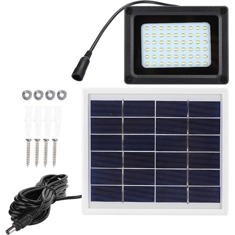 Projecteur Solaire Extérieur - 54 LED - Étanche IP65 - Pour Jardin Pelouse Terrasse - 1 Pièce (1/5)