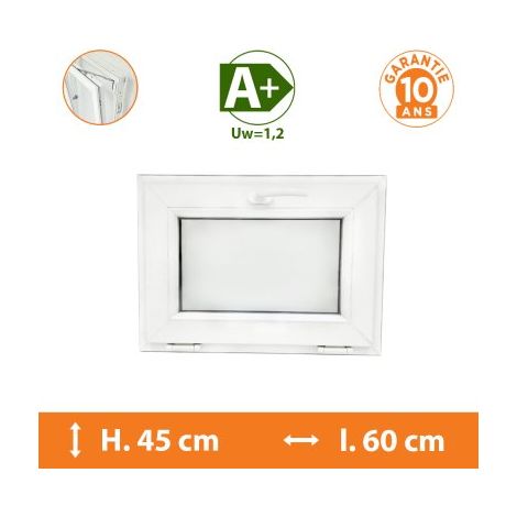 Châssis Abattant Blanc - H.45 x l.60 cm (1/5)