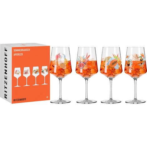 Lot de 4 verres à apéritif - 500 ml - Fabriqué en Allemagne (1/5)