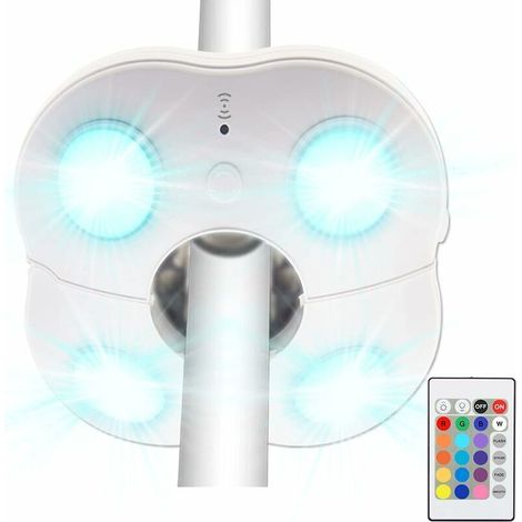 Garden umbrella light, 4-speed adjustable brightness with remote control for garden, outdoor use, tent (16 colors) (1/5)