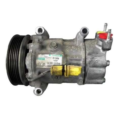 [PRODUIT D'OCCASION] Compresseur Air Conditionne PEUGEOT 206 Sw 02-06 ♻️ Ref Oe. 9800822280 - Garantie à vie (1/4)