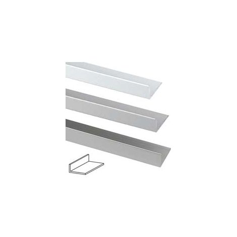 PROFILO ANGOLI DIVERSI IN ALLUMINIO- - mm.30x15 mt.2 bianco - 5 pezzi