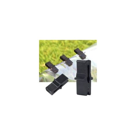 200 Pcs Serre Pince À Film Clip de Fixation Accessoires pour Filet en Plastique Film Serres Accessoires