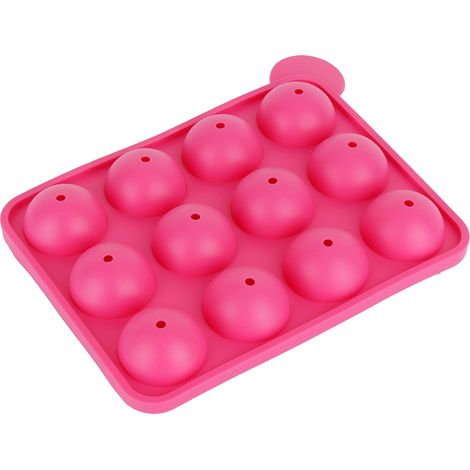 Moule à glaçons ronds pour boissons et cocktails, 12 compartiments, en silicone.