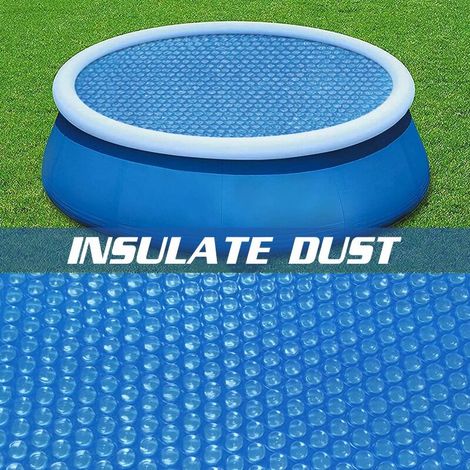 Round Bubble Cover, Round Pool Protector Cover With Uv Protection Swimming Pool Cover Dust Protector For Round Pools Hot Tub Thermal Cover