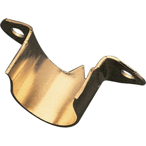 Supporto laterale per tubo armadio 20 mm cromo/ottone WL-142