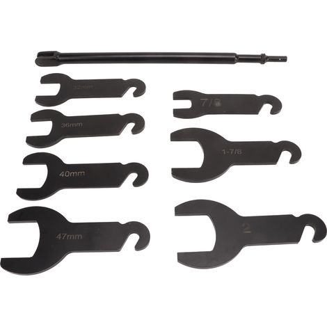 Kit de 8 clés pneumatiques pour embrayage de ventilateur, outil de démontage haute résistance 43300, compatible Ford. (1/5)