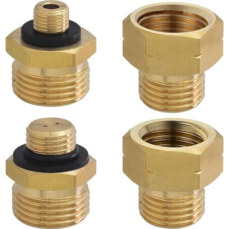 4 Pièces Adaptateur Bouteille Gaz - Adaptateur Camping Gaz, Adaptateur Gaz Europe N ° 1-4