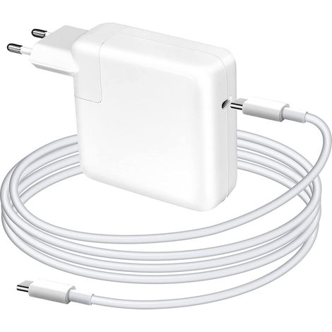 67-W-USB-C-Netzteil für MacBook Pro 13/14/15 Zoll und MacBook Air (2016–2023), iPad 12,9/11 Zoll und alle USB-C-Geräte, inklusive 2 m langem USB-C-Kabel. (1/5)