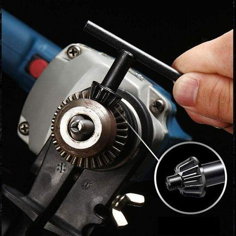 4 pièces Clé de Mandrin de Rechange, Clé de Mandrin Électrique, 10mm/ 13mm/ 16mm/ 20mm, Clé Universelle pour Perceuse à Mandrin, pour Perceuse à Percussion Outil de Serrage de Perceus (1/3)