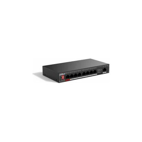 SF1009P - Switch unmanaged 9 porte 10/100 (8 PoE + 1 uplink)