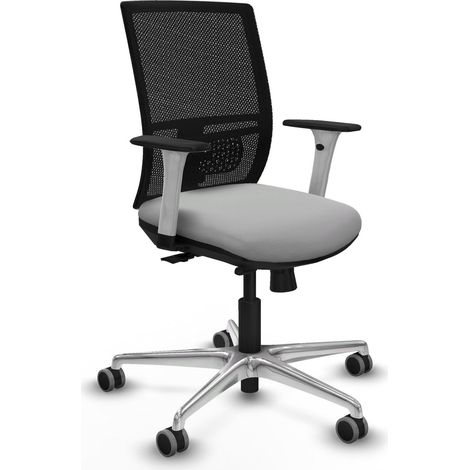 Silla de oficina piqueras y crespo Yunquera blanco cómoda duradera (1/2)