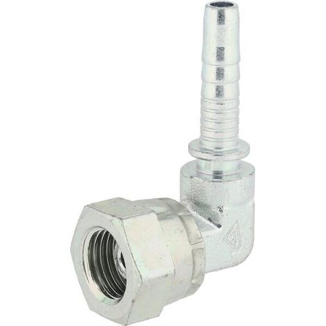 Raccordo F DN06 1/4" BSP 90° ALFAGOMMA PF6490S (1/2)