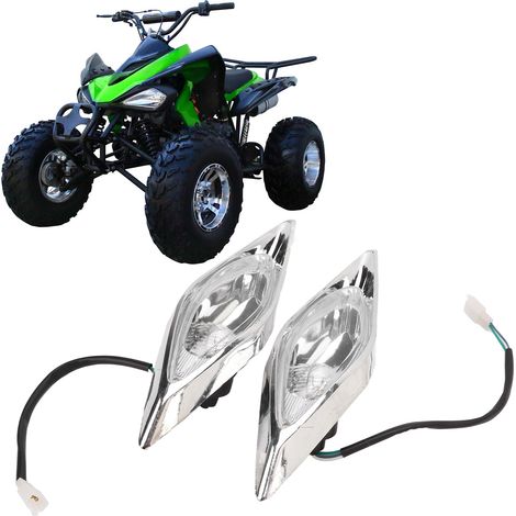 Phares avant gauche droit 3 fils pour ATV Quad 50cc 70cc 110cc 125cc 150cc 200cc 250cc 4 roues (1/5)