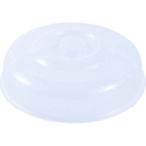 1 couvercle pour micro-ondes, rond et transparent, en polypropylène alimentaire, avec trous de ventilation, pour cuisson et réchauffage (1/5)