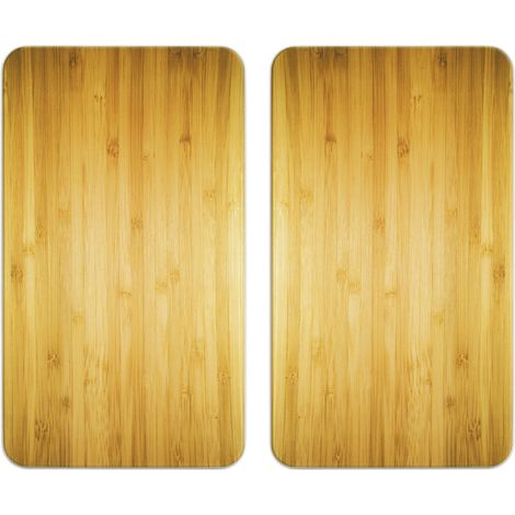 Plaques de protection en verre trempé 30x52 cm – Résistantes aux chocs et à la chaleur – 8 pieds antidérapants réglables (1/5)