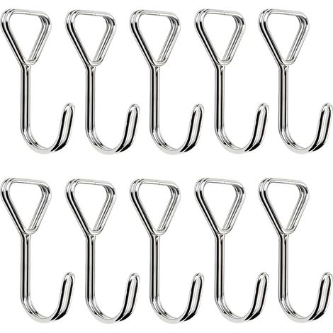 10 Pcs Spiral Hooks, Tensioner Hooks Stainless Steel (1/5)