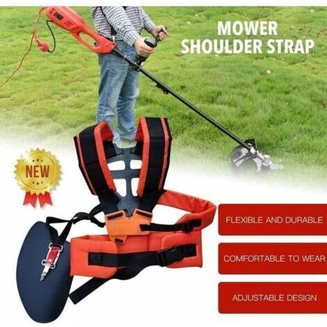 Harnais Effort Réglable Confortable,Harnais à Epaule Pratique Confort Pour Débroussailleuse Tondeuse à Gazon Universal Machine De Jardin Accessoire (1/2)