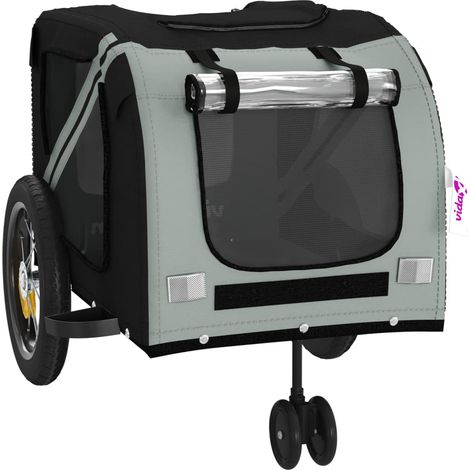 Rimorchio/carrello per animali domestici grigio 020044271
