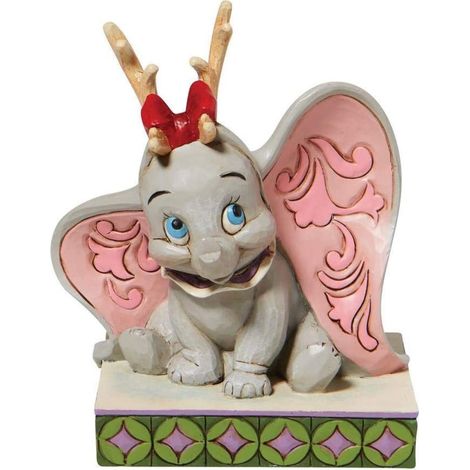 Statuette de Collection en résine Dumbo Noël (1/2)