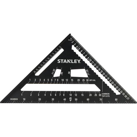 Équerre de charpentier en aluminium QUICKSQUARE® 300 mm - STANLEY - STHT46102-0 (1/5)