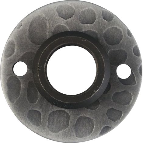 Rosace de poignée avec raccord 18 mm, noir passivé,
