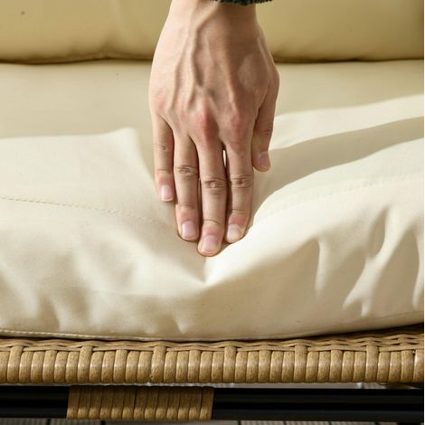 Sessel Stuhl Sitzmöbel komfortabel Stahl Khaki HAVRYA (1/4)