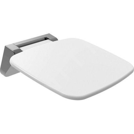 Polysan Saap - Siège de douche rabattable 350 x 328 mm, blanc CW1110W (1/5)