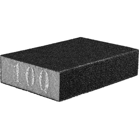 Éponge abrasive 70 x 25 x 100 mm, K100 (1/5)