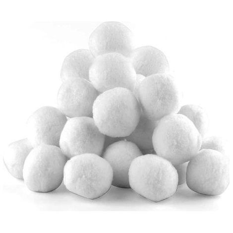 Noël Fausses balles Jouets 30Pcs 7Cm Faux Boules de Neige de Noël Meilleur Combat de Boules de Neige en Salle de Noël pour Enfants Adultes pour décorations d'arbre (1/5)
