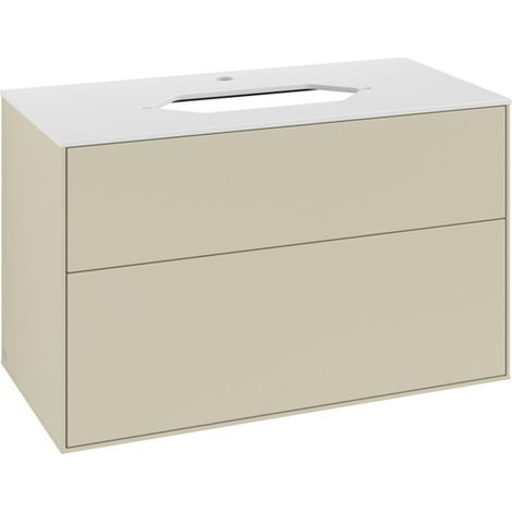 Villeroy & Boch Finion Waschtischunterschrank, 2 Auszüge, (1/3)