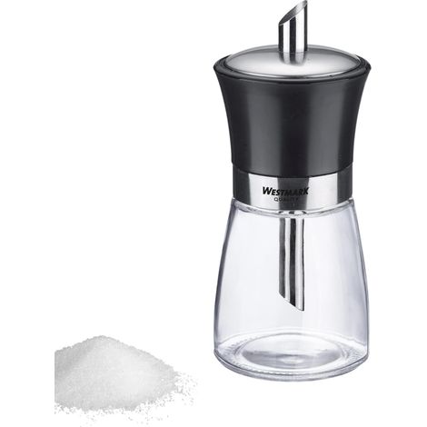 Distributeur de Sucre, capacité : 190 ml, Verre/inox/plastique, Transparent/noir/argenté, 63592260 (1/5)