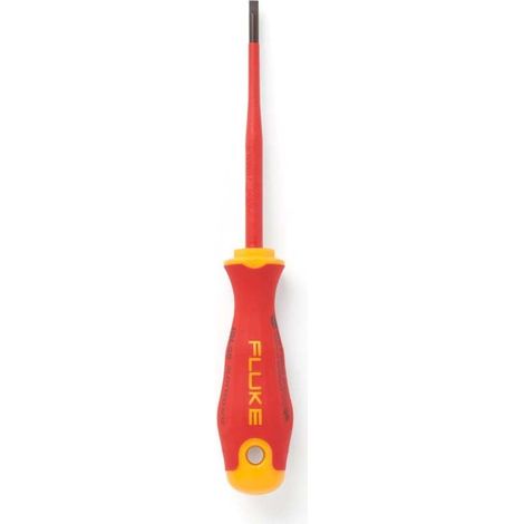 Cacciavite isolato a testa piatta, 5/32x4 pollici, 4 mm x 100 mm, 1.000 V (1/4)