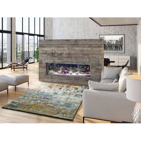 ATTICGO Tapis abstrait NAIA 08 Multicolore 60x120 cm (1/4)