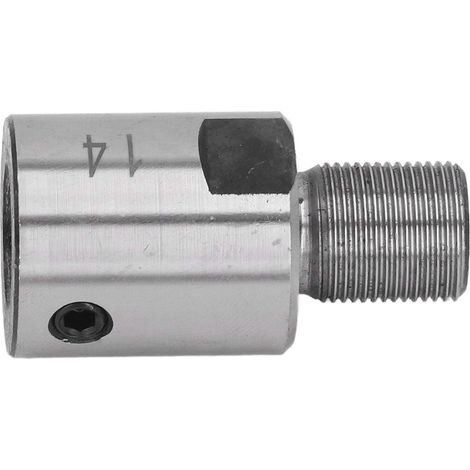 Adaptateur de connexion de mandrin de haute précision en acier inoxydable pour bielle M14 (pour le travail du bois)