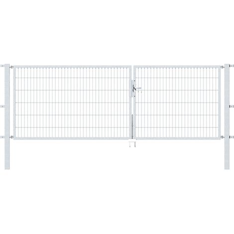ALBERTS Doppeltor Flexo, feuerverzinkt, lichte BxH3500x1200, PF80x80/1900mm (1/3)