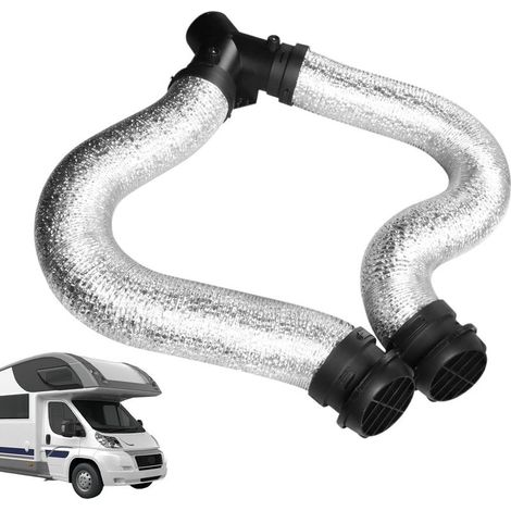 Tuyau d'évacuation d'air pour sèche-linge - En forme de Y - Pour atelier, garage, camping-car, camion, remorque (1/5)