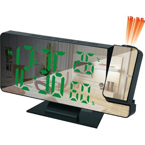 Grande horloge murale digitale, chiffres lisibles pour personnes âgées (1/4)