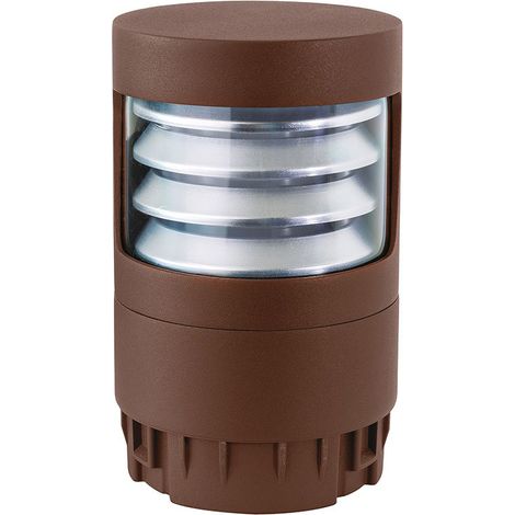 Paletto LED Direzionale GES2371 180° CCT 3000K/4000K/5000K IP65 Alluminio Marrone Trattamento C4 - Gealuce (1/3)