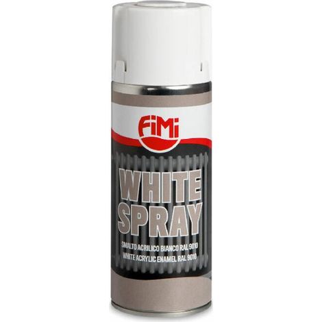 White Spray RAL 9010 ml 400 - vernice bianca RAL 9010 05805